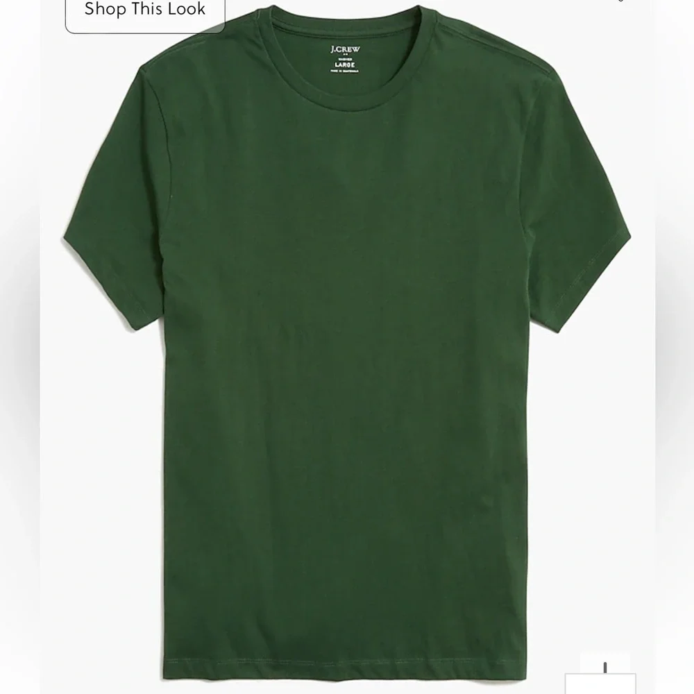 J crew forest fatigue Cotton washed jersey tee